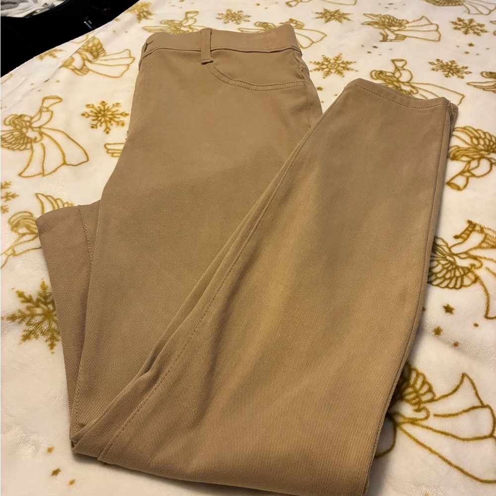 EUC Time & Tru Ladies Full Length Pull On Ankle Khaki Pants - Picture 4 of 10